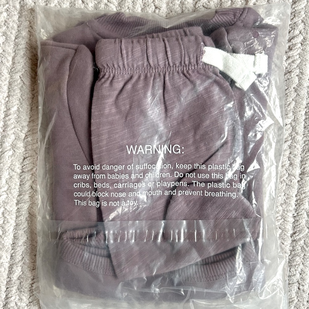 Little Co. by Lauren Conrad Snow Bunny Sweatshirt and Jogger Set Size 3 Months - Picture 3 of 4